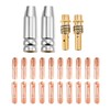 24PCS MIG Welding Gun Kit .030" Tip-Nozzle-Diffuser Replacement for MB15