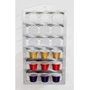 Vertical Stainless Steel Capsule Holder for 18 Nespresso Coffee Capsules