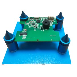 Magnetic PCB Holder Kit with 4 Fixing Posts and 3.93″ Steel Plate, Circuit Board Positioning Tool for Soldering, PCB Assembly and Electronics Repair (4Magnetic, Holder)