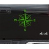 Compass Navigation Vinyl Decal Stickers for Vehicle Set of 2,