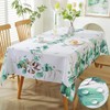 SASTYBALE Spring Summer Tablecloth for Rectangle Tables, Spillproof Table Cloth