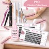 Cluster Eyelashes, Pack of 72 Individual Eyelashes, Eyelash Clusters, DIY