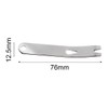 Laroal Stainless Mini Pry Bar Multifunctional Crank Crowbar Tool Pocket