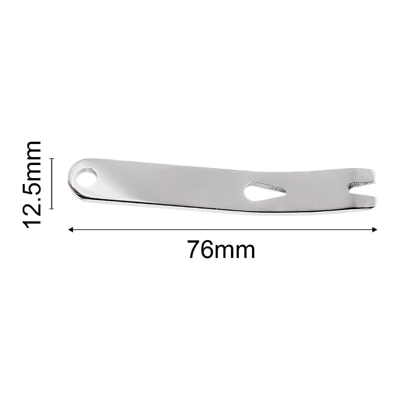 Laroal Stainless Mini Pry Bar Multifunctional Crank Crowbar Tool Pocket