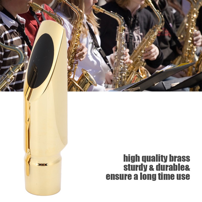 Eb Alto Sax Saxophone 5C Mouthpiece with Cap Pads Musical