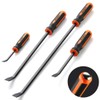 REXBETI Pry Bar Set, Heavy Duty Pry Bar 4-Piece Mechanic