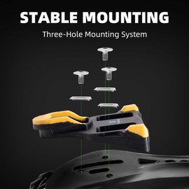 ROCKBROS Road Bike Cleats Compatible with Shimano SPD Pedal Cleats, 6 Degrees Float Indoor Cycling, and Mountain Biking - Easy Cleat Release, Top Power Transfer