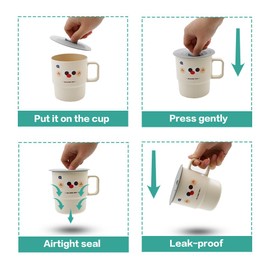 Silikon Tasse Abdeckung -6-Teiliges Set, Silikon Glasabdeckung Trinkglas, Silikondeckel für Kaffeetassen, Wiederverwendbar, Staubabdeckung Für Tee Tassen, Bier, Milch Und Getränke