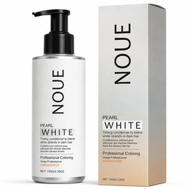 Noue Hair Color Camouflage for Gray Hair - Medium Brown, Ammonia-Free Moisturizing Formula for most White Hair Coverage