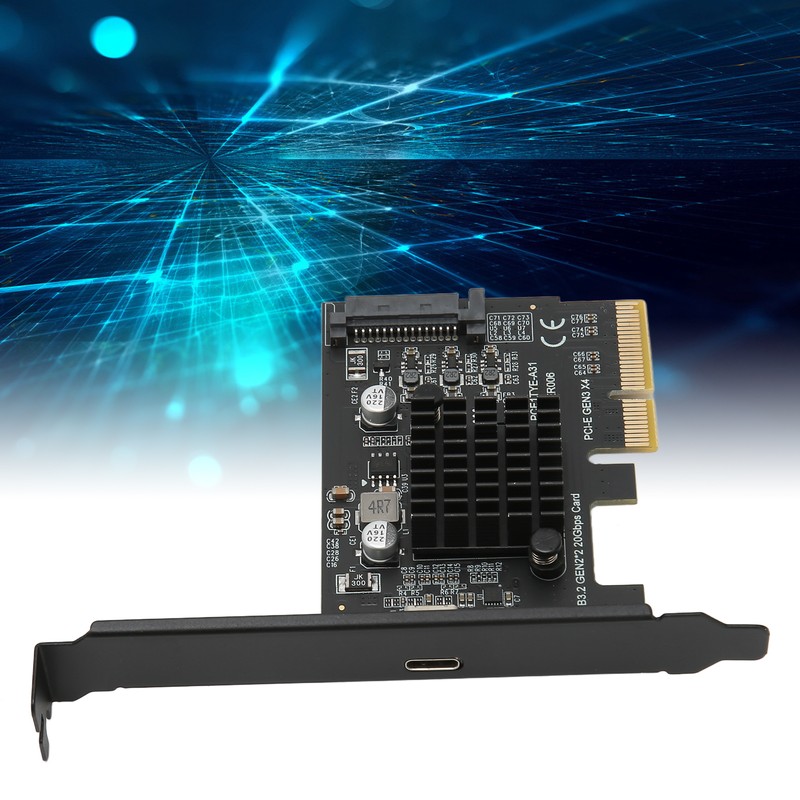 USB3.2 Expansion Card GEN2x2 20Gbps ASM3242 Chip PCI E 4X