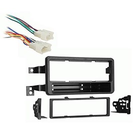 Harmony Audio Compatible with Toyota Tundra 2006 Single DIN Car Stereo Harness Radio Install Dash Kit Package