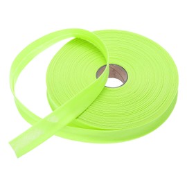 QUARKZMAN 1 Inch Single Fold Bias Tape Polyester Continuous Bias Tape for Sewing, Hemming, Quilting, Edging Crafts (Fluorescent Green 50 Yards)