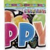 Happy Birthday Giant Jointed Banner - 4.5 ft - Premium