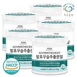 green fields Pureun Deulpan Domestic Fermented Achyranthes Root Extract Powder 170g (5 bottles) Root Extract / 푸른들판 국산 발효 우슬 추출 분말 가루 170g 5통 뿌리 추출물