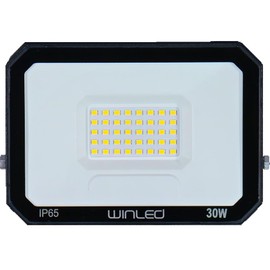 Reflector Winled WRE-013 Slim LED 50W SMD, 6,000 Lúmenes, Blanco Frío 6500K, IP65 Ideal para Exteriores e Interiores,