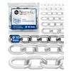 25-cm = 0,25-Meter 10-mm Thick Stainless Steel Chain V4A Short-Linked