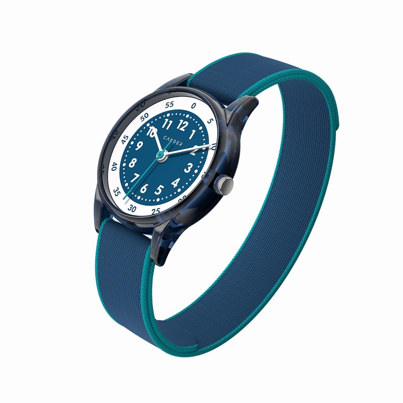 Cander Berlin MNA 0130 L Children's Watch Velcro Wristwatch Children