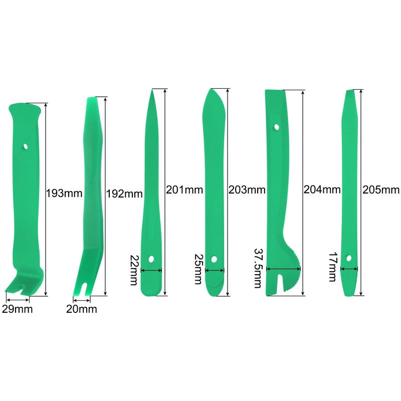 sourcing map Trim Removal Tool Kit,Internal Modification Fastener Accessories for