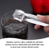 6 Pieces Transparent Ice Scoops and 4 Pieces Stainless Steel