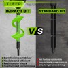 TLEEP 3.5" Long 1/4" Hex Head Allen Wrench Drill Bits,