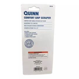 Quinn Comfort Grip Scraper: Scraper & 4 Various Blades! Model #59128