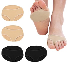 Metatarsal Pads, 2 Pairs of Bunion Pads, Forefoot, Reusable Forefoot Pads, Fabric Forefoot Pads