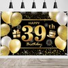 39th Happy Birthday Banner IMISI Birthday Decorations Birthday Backdrop Decorations