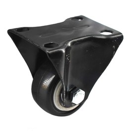 1.5 Inch Fixed Furniture Casters Wheels Polyurethane Heavy Duty Casters 50KG Load Bearing for Each Wheel (Pack of 2)