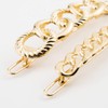4 Pcs Set Metal Alloy Chain Shape Hair Barrettes Fashion