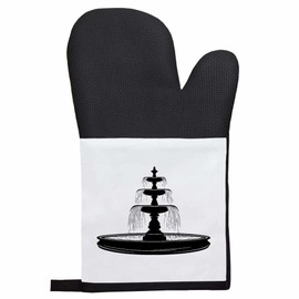 'Garden Fountain ' Oven Glove/Mitt (OG00052673)