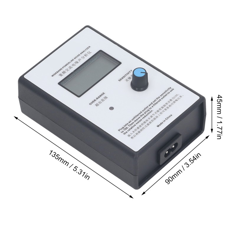 Noise Analyzer LCD Display Broadband 300KHz‑700KHz EMI AC Power Noise