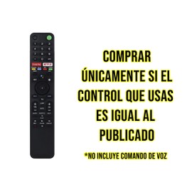 Control Remoto Compatible con Sony RMF-TX500U MF-TX100U RMF-TX200U RMF-TX201U RMF-TX220U RMF-TX310U RMF-TX500U RMF-TX520U RMF-TX600U RMF-TX700U.