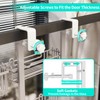 HapiRm 4 Tier Over the Door Shower Caddy, Hanging Shower