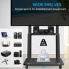 SHTUMEC Rolling TV Stand for 32-75 inch LCD OLED 4K