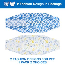 Dono Dog Diapers Male Disposable Male Dog Wraps 20ct Doggie Diapers Wetness Indicator Leak-Proof Dog Belly Wraps, Rapid-Dry Gel Technology Puppy Diapers for Excitable Urination Incontinence, Medium