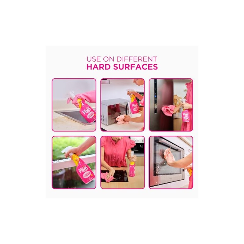 Stardrops The Pink Stuff Miracle Multi-Purpose Cleaner – Removes Grease,