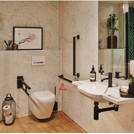 Waterproof & Wipe-Clean - Hygienic Emergency Nurse Call Alarm Ceiling Pull Cord, suitable for Disabled/Accessible Toilets & Care Homes (1)