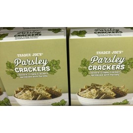 Trader Joe's 2 Packs Trader Joe's Parsley Crackers 5.28 oz Each Pack NEW ITEM