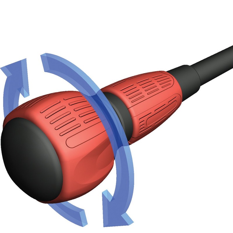 ANEX Screwdriver, Insulated, Compatible with 1000 V, Ball Grip +2