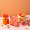 1 Pc Tangerine Candy Colored Hair Claw Clips Flower Hair