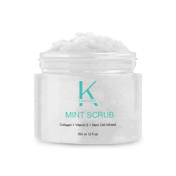 Keralove Scrub with Collagen and Stem Cells 12 oz -