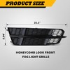 Jecoupoon Pair Fog Light Cover Compatible with S6 A6 Sedan