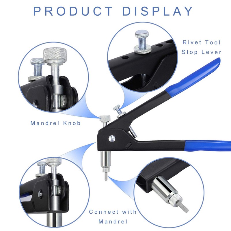 JONMON Rivet Gun Tool, Heavy Duty Hand Pop Riveter Blind