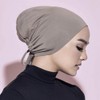 Women Hijab Undercap,2 PCS Breathable Modal Elastic Head Wraps Adjustable