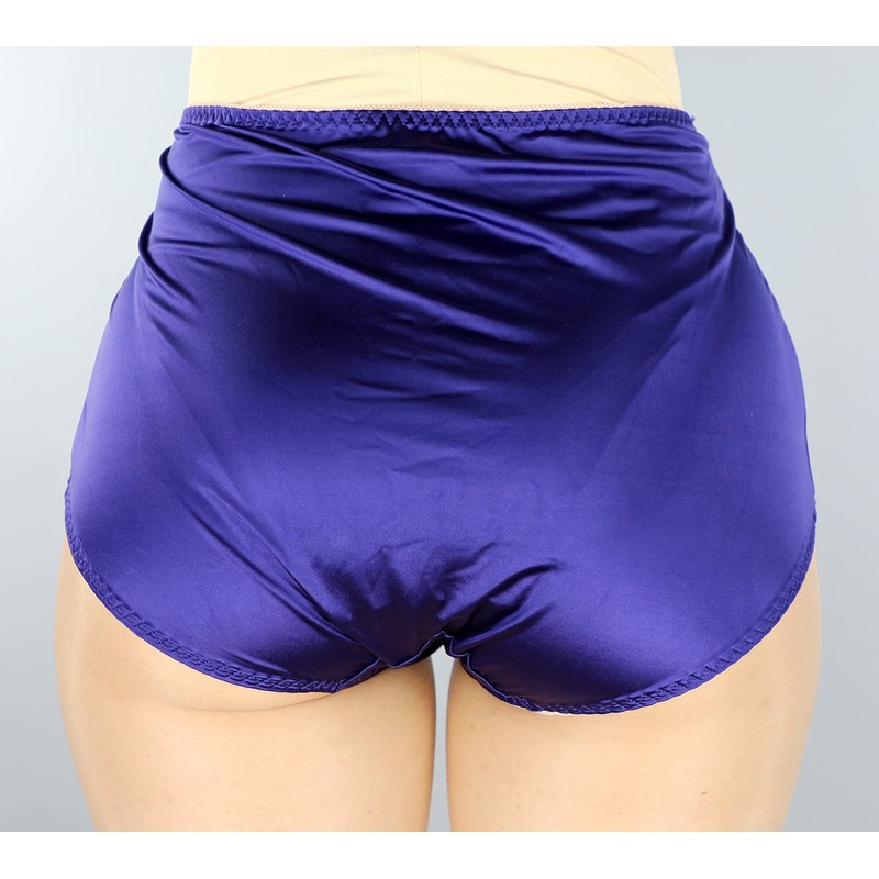 Mona's Choice Strethcy - Bragas de satén para hombre, Azul,