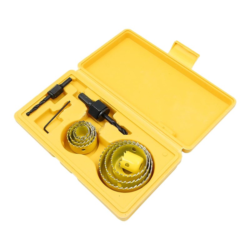 Namvo Hole Saws, 8pcs 19-64 mm Carbon Steel Hole Saw