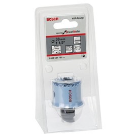 Bosch Professional Hole Saw Special for Sheet Metal (for Stainless and Steel Sheets, Ø 38 mm, Accessories for Drills)