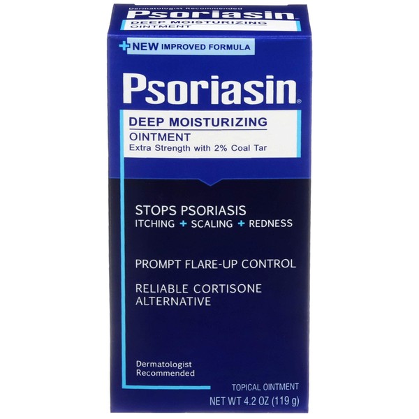 Psoriasin Deep Moisturizing Ointment - 2% Coal Tar - Stops