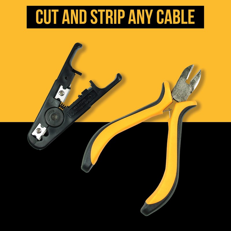 InstallerParts 10 in 1 Network Installation Tool Kit - Cables