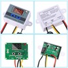Alinan 2pcs 24V XH-W3001 Digital LED Temperature Controller Mini Thermostat